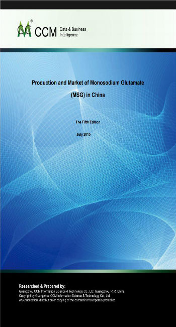 Production and Market of Monosodium Glutamate (MSG) in China